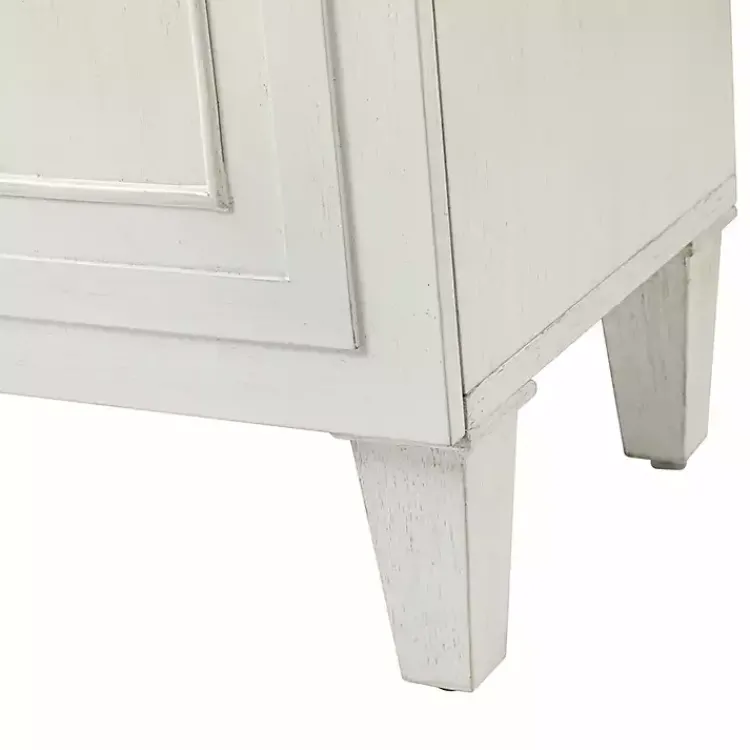 Kirklands Home Dietrich Wood 4-Door Sideboard White Hot