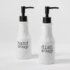 Kirklands Home Dish and Hand 2-pc. Soap Dispenser Set Clearance