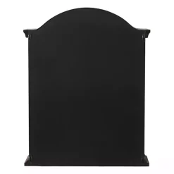 Kirklands Home Distressed Black Wood Wall Cabinet Clearance
