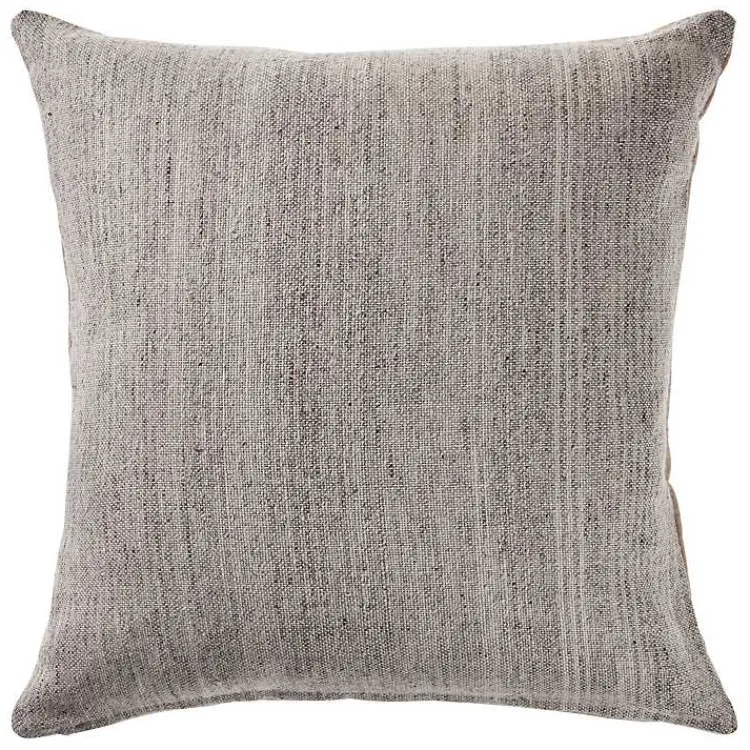 Pillows>Kirklands Home Distressed Accent Pillow Gray
