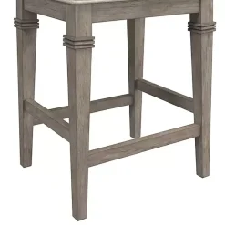 Kirklands Home Distressed Gray and Beige Counter Stool Hot