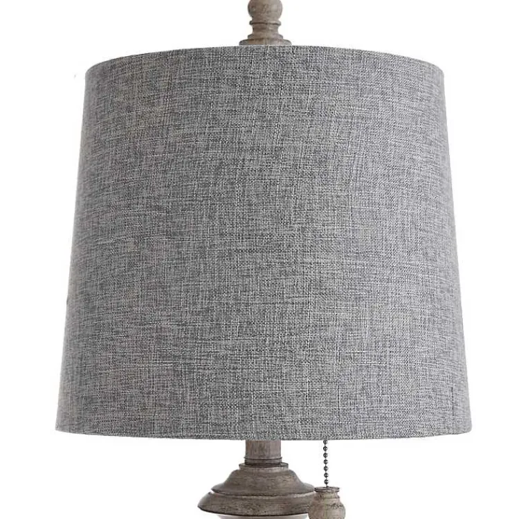 Kirklands Home Distressed Urn Resin Table Lamp Gray Online