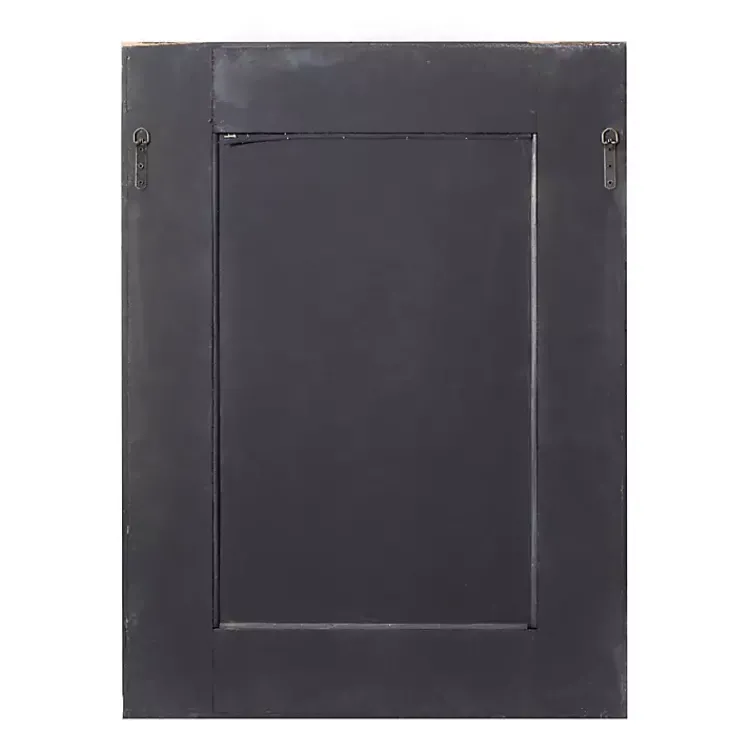 Kirklands Home Distressed Gray Wood Rectangular Wall Mirror Online