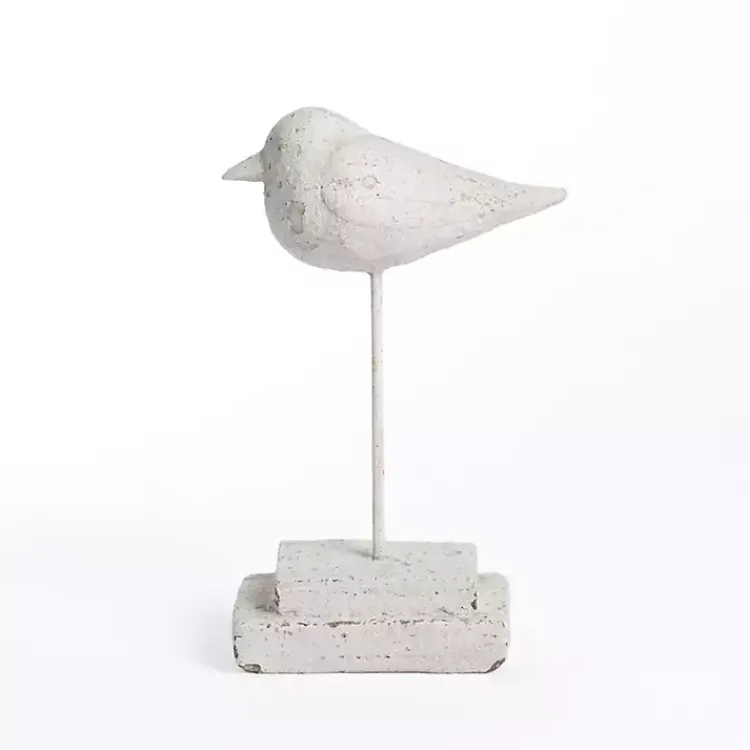 Statues & Figurines>Kirklands Home Distressed Bird Figurine, 13 in. Ivory