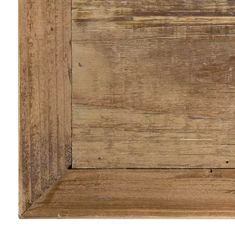 Kirklands Home Distressed White and Brown Wood Console Table Online
