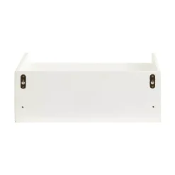 Kirklands Home Distressed Drawer Kitt Floating Side Table White Discount