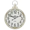 Kirklands Home Distressed White Pocket Wall Clock Sale
