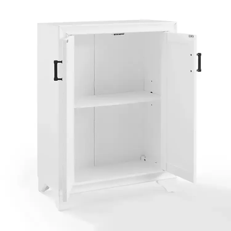 Kirklands Home Distressed Wood Accent Cabinet White Online