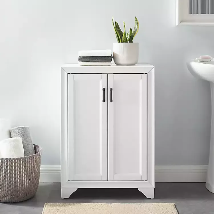 Kirklands Home Distressed Wood Accent Cabinet White Online