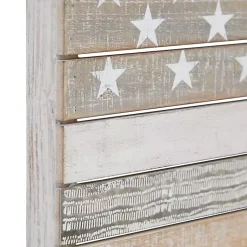 Kirklands Home Distressed Wood American Flag Wall Plaque Clearance