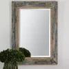 Kirklands Home Distressed Wood Frame Wall Mirror Sale