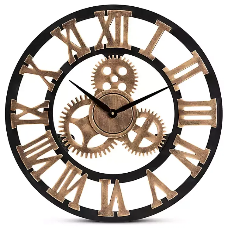 Kirklands Home Distressed Wood Vintage Wall Clock Discount