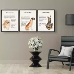 Kirklands Home Dobermann Facts Framed Wall Plaque Best