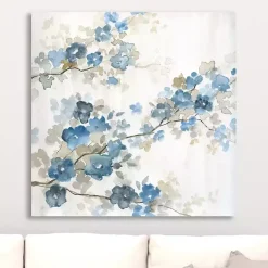 Kirklands Home Dogwood in I Giclee Canvas Art Print Blue Outlet