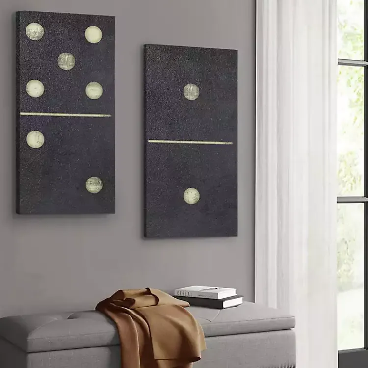 Kirklands Home Dominos Canvas Art Prints, Set of 2 Hot
