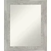 Kirklands Home Dove Gray Washed Wood Framed Mirror Hot