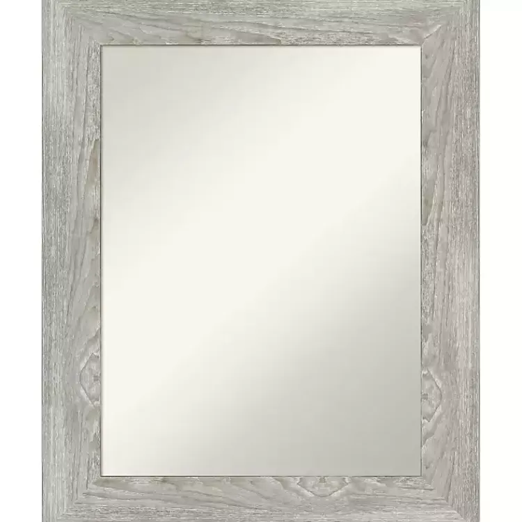 Kirklands Home Dove Gray Washed Wood Framed Mirror Hot