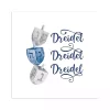Hanukkah Decorations>Kirklands Home Dreidel Dreidel Dreidel Canvas Art Print