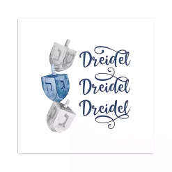 Hanukkah Decorations>Kirklands Home Dreidel Dreidel Dreidel Canvas Art Print