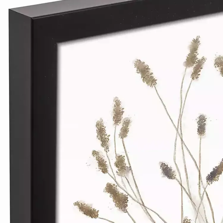 Kirklands Home Dried Florals 4-pc. Framed Canvas Art Print Set White New