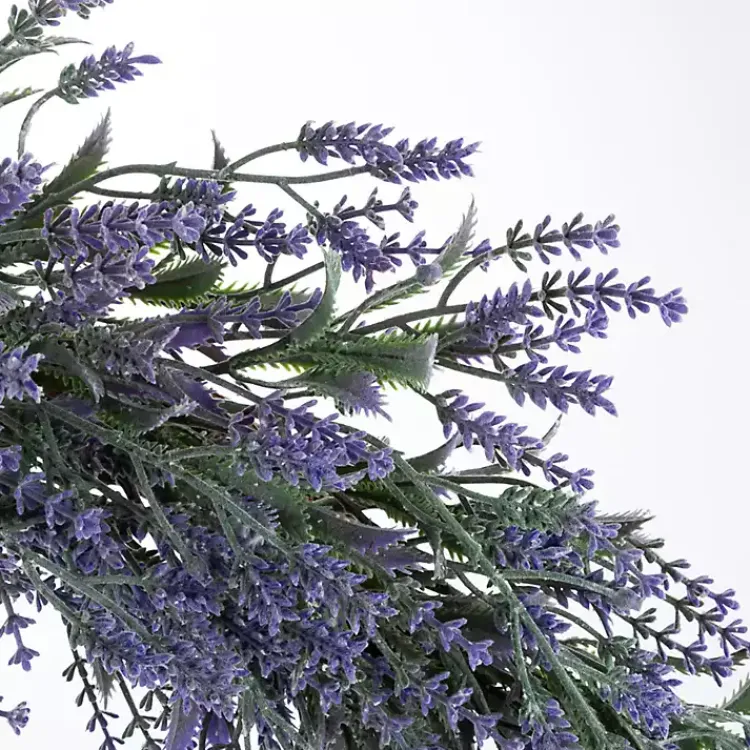 Wreaths>Kirklands Home Dried Lavender Stems Wreath Purple