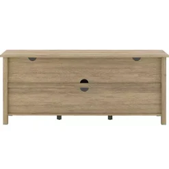 Kirklands Home Driftwood Slatted Sides Media Cabinet Gray Sale