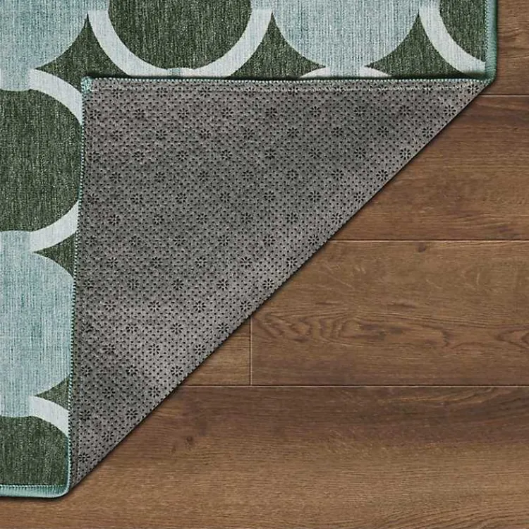 Kirklands Home Dula Sage Green Washable Runner, 2x7 Outlet