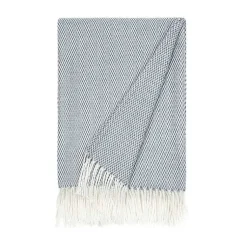 Blankets & Throws>Kirklands Home Dusk Herringbone Throw with Fringe Blue