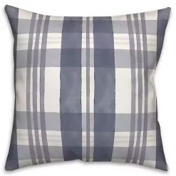 Pillows>Kirklands Home Dusty Blue Plaid Harvest Throw Pillow