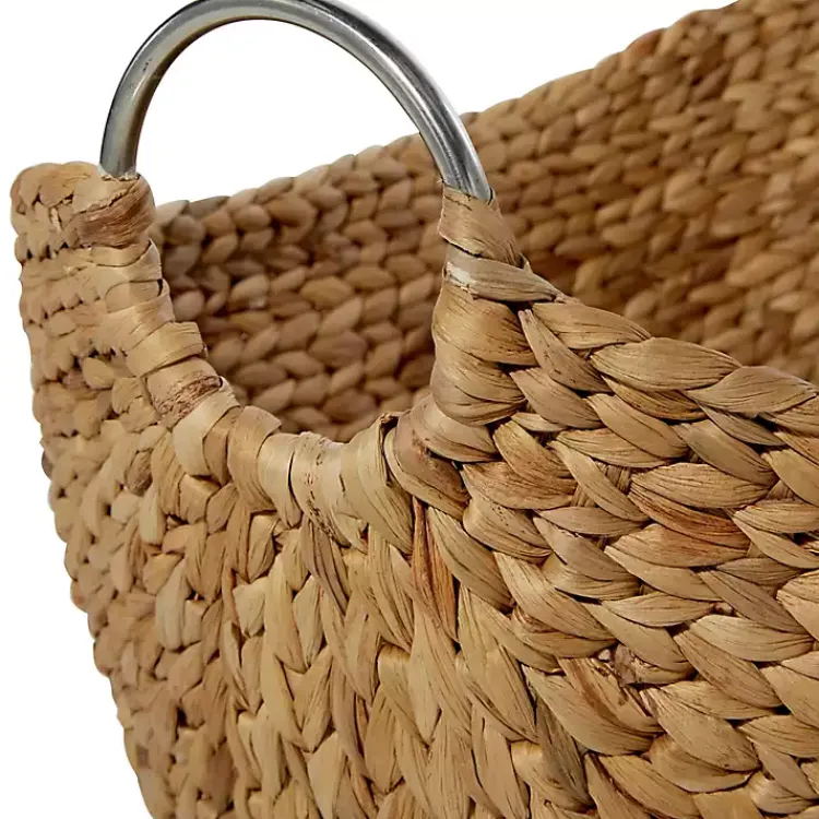 Baskets & Boxes>Kirklands Home Dutch Woven Seagrass Baskets, Set of 4 Brown