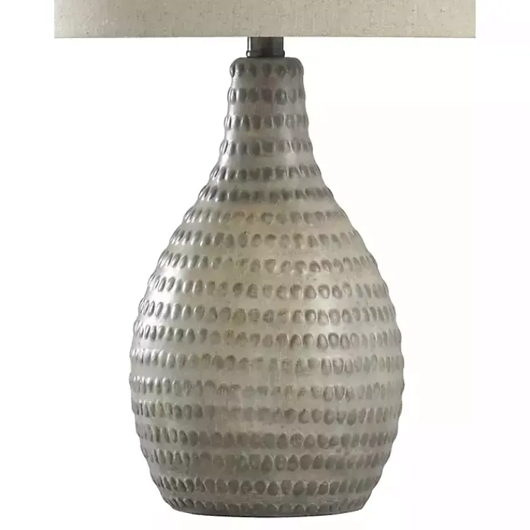 Kirklands Home Earth Tone Oak Table Lamp Gray Online