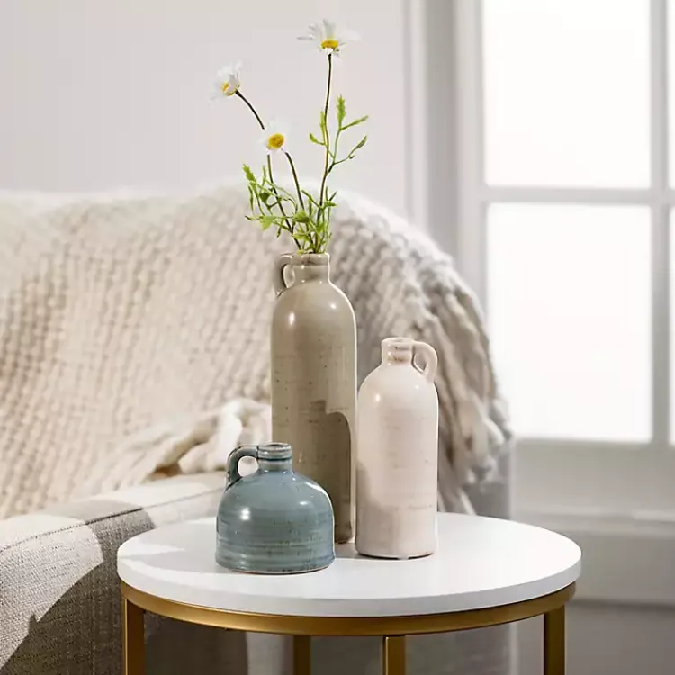 Vases>Kirklands Home Earth Tones Jug Vases, Set of 3