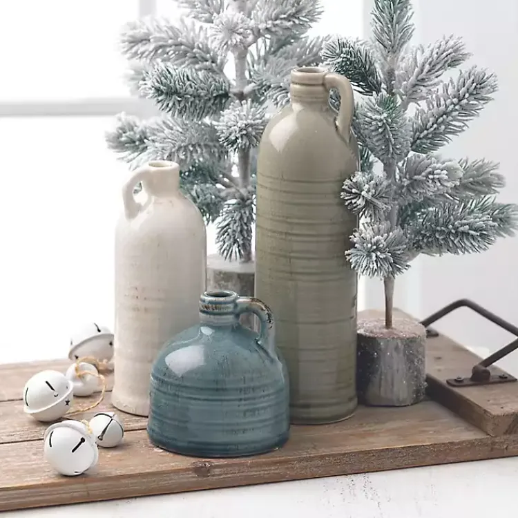Vases>Kirklands Home Earth Tones Jug Vases, Set of 3