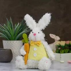 Easter Decorations>Kirklands Home Easter Bunny with Carrot Plush