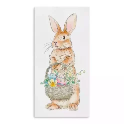 Easter Decorations>Kirklands Home Easter Bunny's Basket Canvas Art Print
