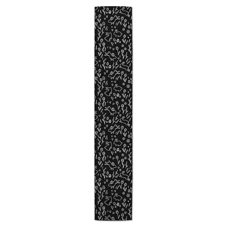 Easter Decorations>Kirklands Home Easter Chalk Outline Table Runner, 90 in.