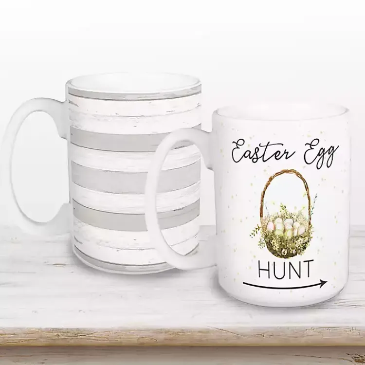 Easter Decorations>Kirklands Home Easter Egg Hunt Mugs, Set of 2