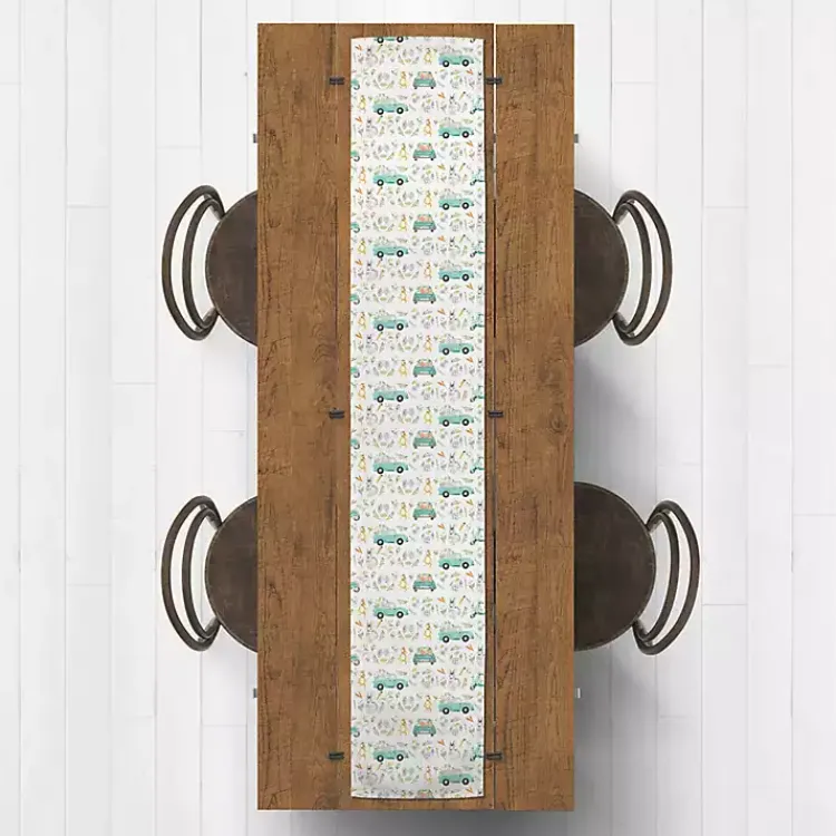 Easter Decorations>Kirklands Home Easter Pickup Truck Table Runner, 90 in.