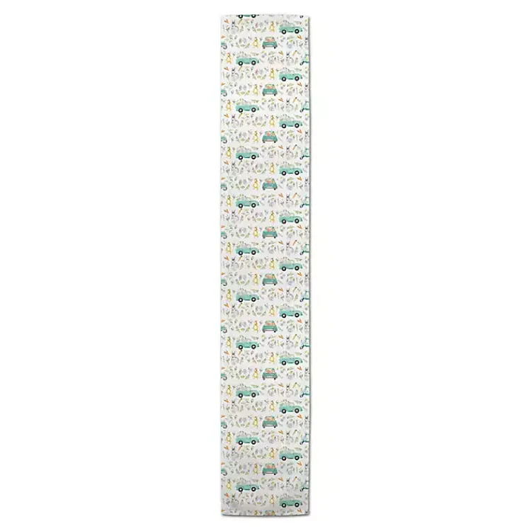 Easter Decorations>Kirklands Home Easter Pickup Truck Table Runner, 90 in.