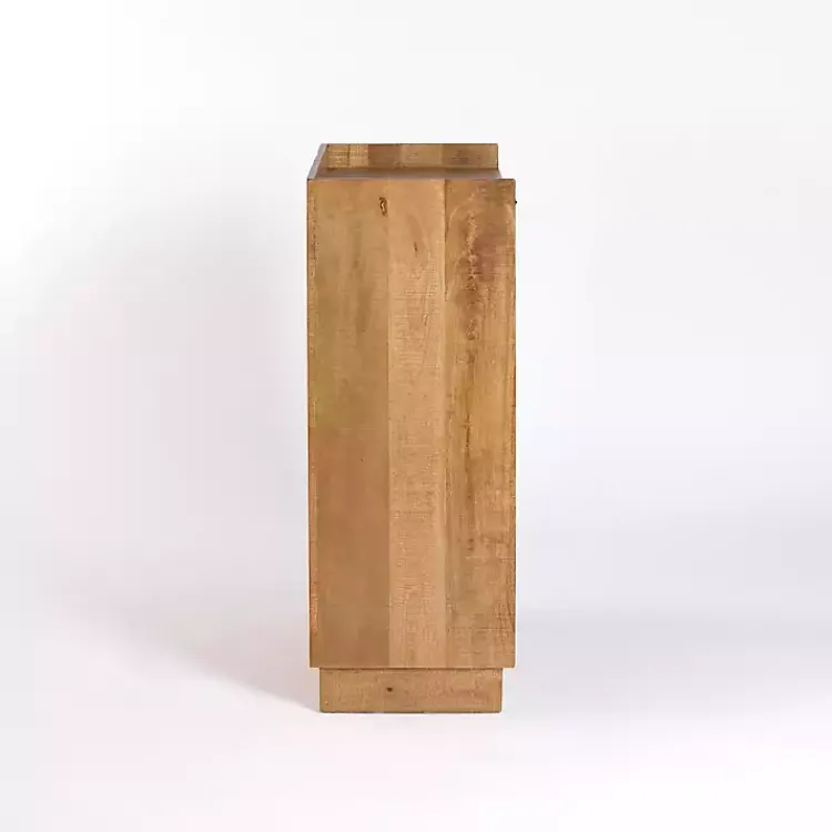 Kirklands Home Easton Mango Wood Bar Cabinet Tan Best