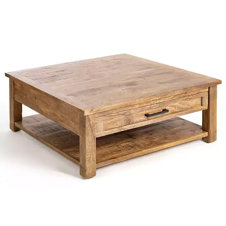 Kirklands Home Easton Mango Wood Coffee Table Brown Online