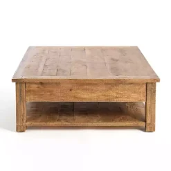 Kirklands Home Easton Mango Wood Coffee Table Brown Online