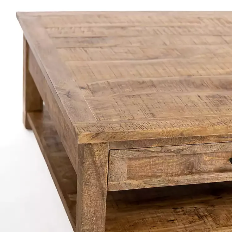 Kirklands Home Easton Mango Wood Coffee Table Brown Online