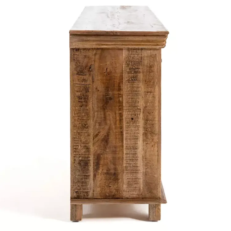 Kirklands Home Easton Mango Wood 4-Door Cabinet Discount