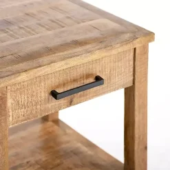 Kirklands Home Easton Mango Wood Side Table Brown Online