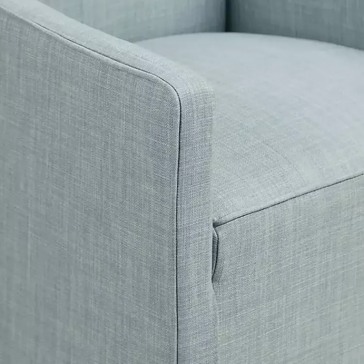 Kirklands Home Elaine Upholstered Skirted Dining Chair Blue Sale