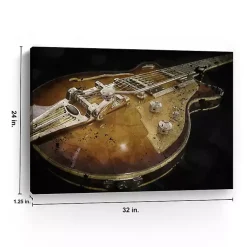 Kirklands Home Electric Guitar Canvas Art Print New