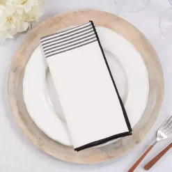 Kirklands Home Elegant Stripe Napkins, Set of 4 Clearance