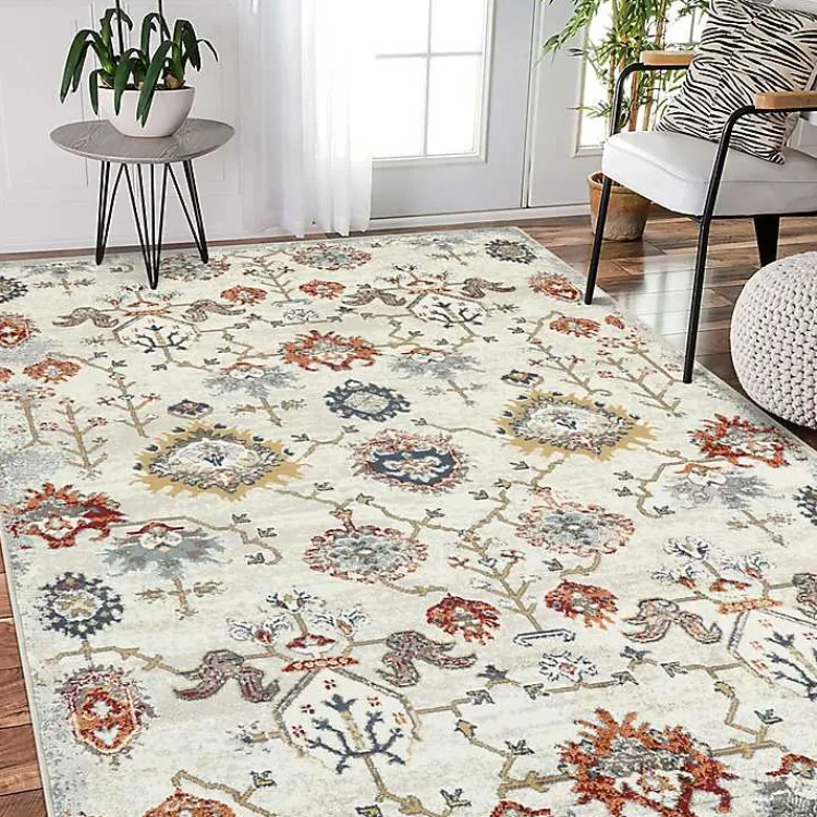 Kirklands Home Elina Beige Area Rug, 5x7 Tan