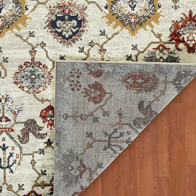Kirklands Home Elina Beige Area Rug, 7x9 Tan Best